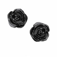 Gioielli-Orecchini-Gotico- Rose nere - Black Rose